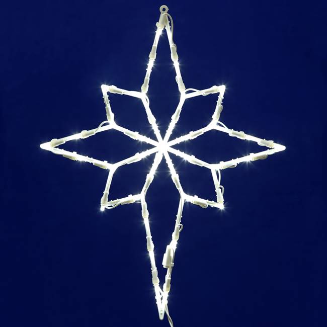 35Lt LEDStar of Bethlehem Window Decor