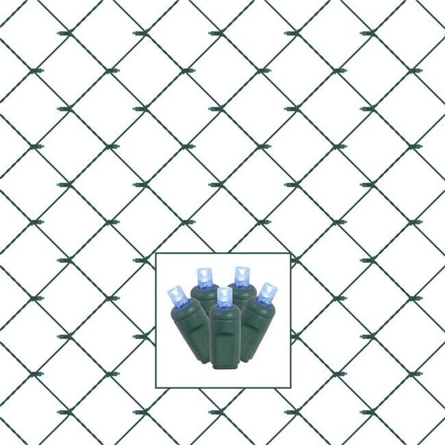 120Lt 4'x6' LED Blue/GW WA Twkle Net