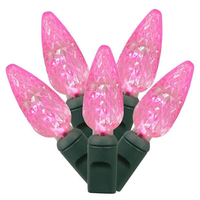 50Lt LED Pink/GW C6 EC Set  6"x25'L