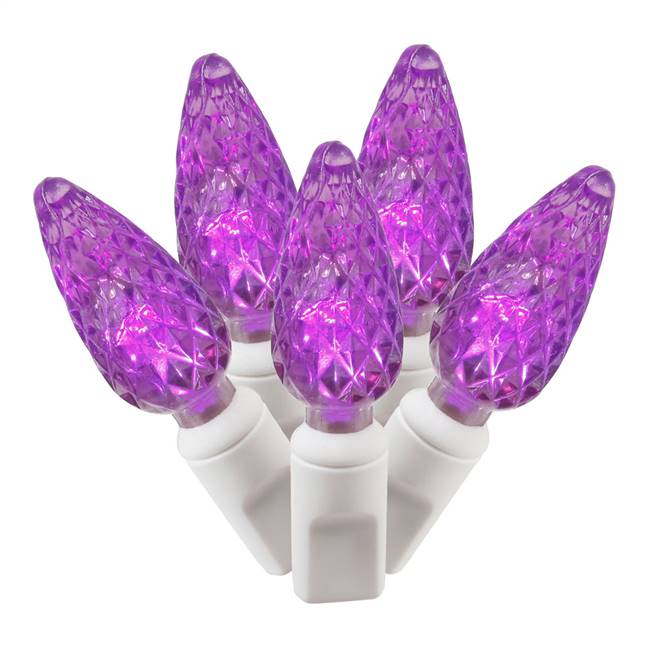 50Lt LED Purple/WW C6 EC Set  25'L