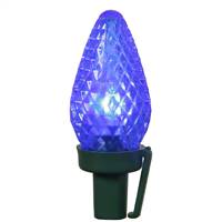 25Lt LED C7 Blue Refl Ec Set GW 8"Sp 16'