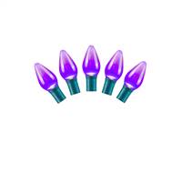 25Lt LED C7 Purple Ceramic Gw 8"Sp 16'L