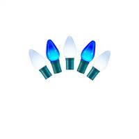 25Lt LED C7 Blue-Wht Ceramic Gw 8"S 16'L