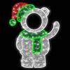 5' LED Little Bear Photo Tinsel Motif