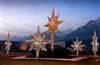 5'x 2'x 4' LED 3D Tinsel Bethlehem Star