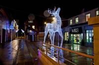 10' x 2.5' x 7.5' LED 3D Prancing Deer