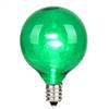 G50 LED Green Glass Transp E12 Bulb 25Bx