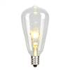 ST38 LED WmWht Glass Trans E12 Bulb 25Bx