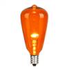 ST38 LED Orange Glass Trans E12 Bulb 25B