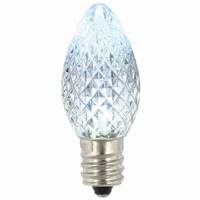 C7 Faceted LED Cool White Bulb .96W