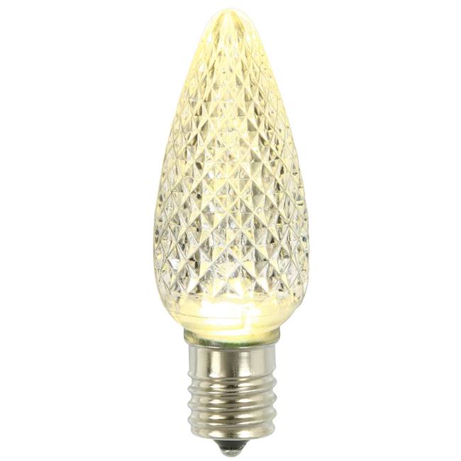 C9 Faceted LED Warm White Bulb .96W