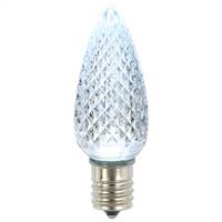 C9 Faceted LED Cool White Bulb .96W