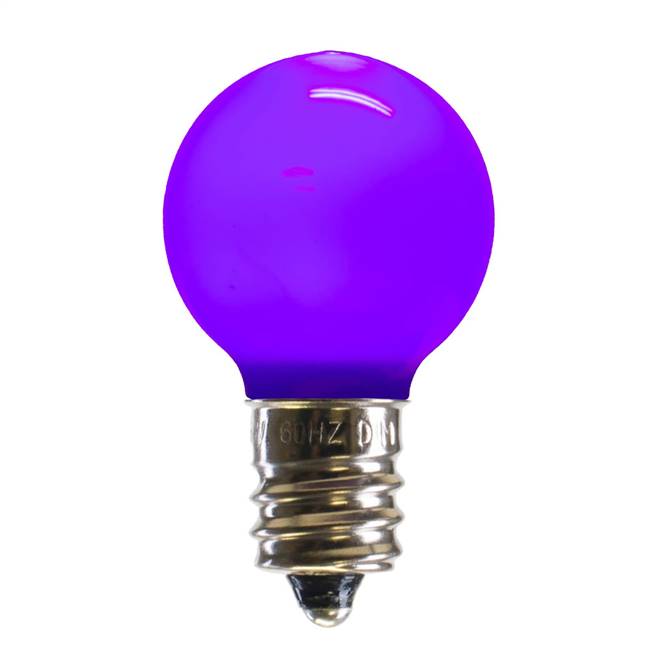 G30 Purple Ceramic LEDBulb E12 .96W