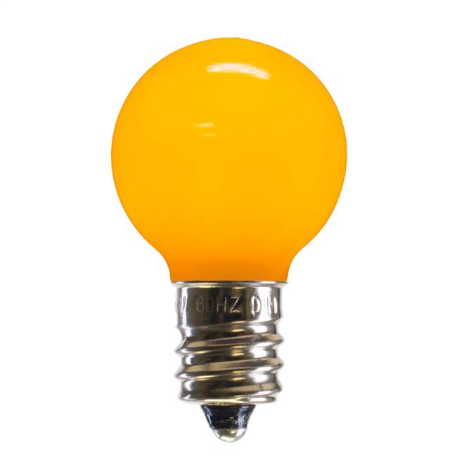 G30 Yellow Ceramic LEDBulb E12 .96W