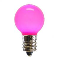 G30 Pink Ceramic LEDBulb E12 .96W
