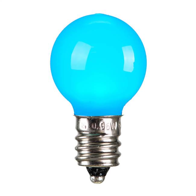 G30 Teal Ceramic LEDBulb E12 .96W