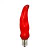 C9 LED Red Chili Pepper Bulb E17 .96W