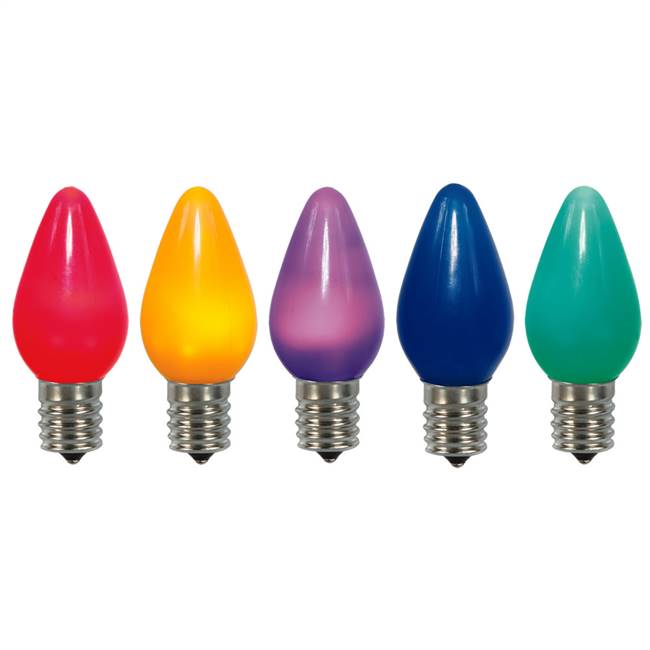 C7 Ceramic LED Multi Twinkle Bulb