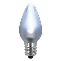 C7 Ceramic LED Cool Wht Twinkle Bulb