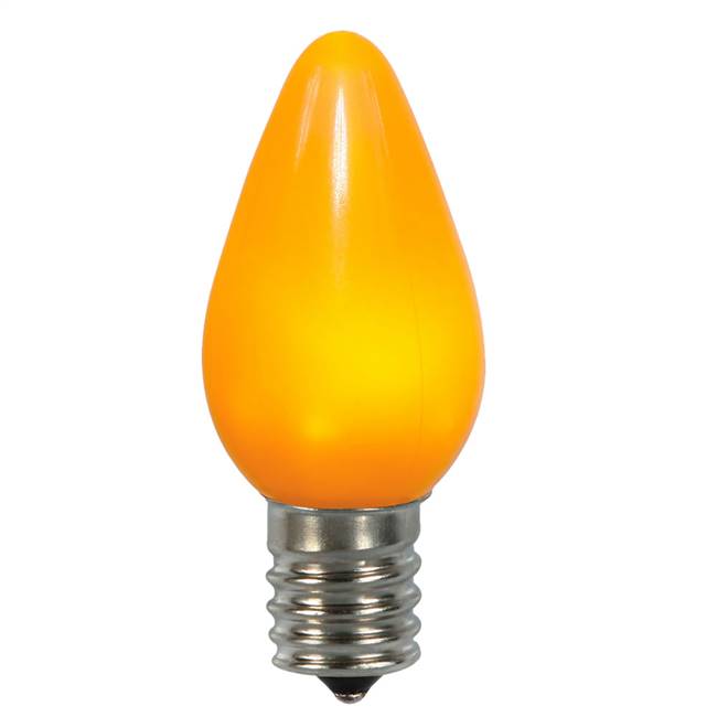 C7 Ceramic LED Yellow Twinkle Bulb