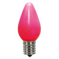 C7 Ceramic LED Pink Bulb .96W 130V