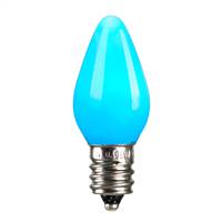 C7 Ceramic LED Teal Bulb .96W 130V