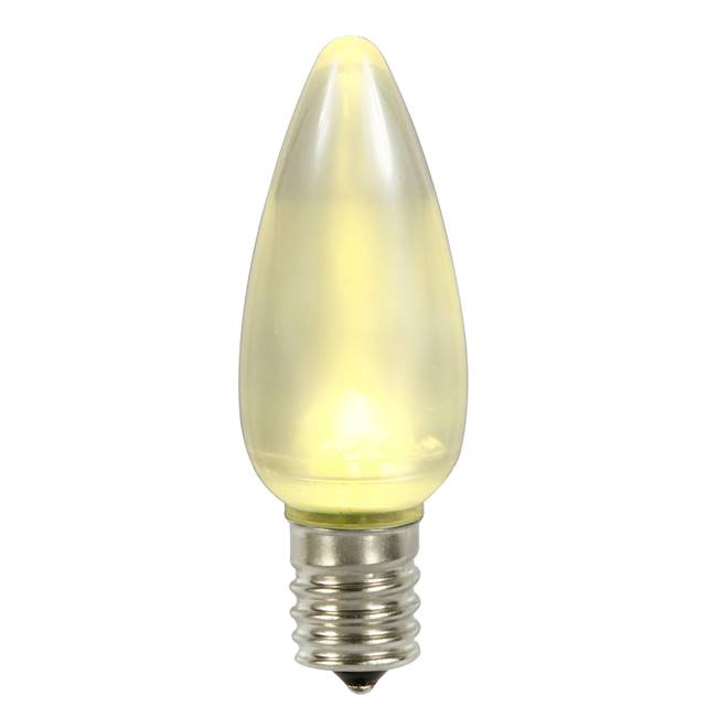 C9 Ceramic LED WmWht Bulb .96W 130V