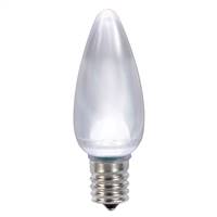 C9 Ceramic LED Cool Wht Bulb .96W 130V