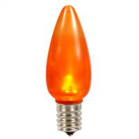 C9 Ceramic LED Orange Bulb .96W 130V