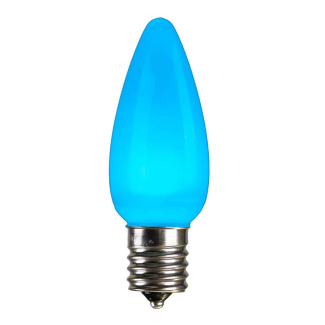 C9 Ceramic LED Teal Bulb .96W 130V