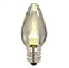 C7 Transparent LED WmWht Twinkle Bulb