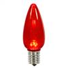 C9 Transparent LED Red Twinkle Bulb