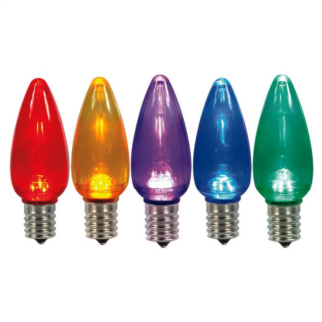 C9 Transparent LED Multi Bulb .96W 130V