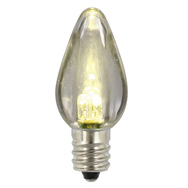 C7 WmWht Transparent LED Bulb 25