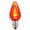 C7 Orange Transparent LED Bulb 25
