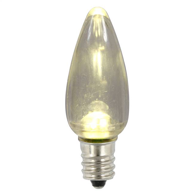 C9 WmWht Transparent LED Bulb 25