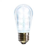 S14 LEDCool Wht Transp Bulb E26 Nk Base