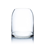 Clear Dome Shape Terrarium Bowl Glass Vase. Open: 6.4"; Height: 11.5"; Diameter: 9.75"