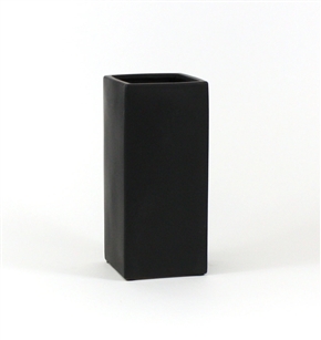 Black Tall Square Block - Open: 5"x5", Height: 12"