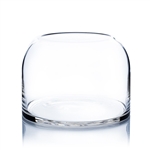 Clear Dome Shape Terrarium Vase. Open: 6.1"; Height: 7"; Diameter: 9.75"