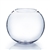 Clear Bubble Bowl Vase. Diameter: 6. Height: 5"