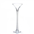 Martini Glass Vase. Open: 7". Height: 20". Base: 6"