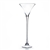 Martini Glass Vase. Open: 8". Height: 23". Base: 6".