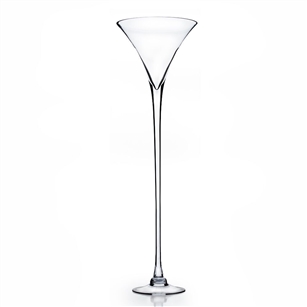 Martini Glass Vase. WidthxLength: 11?. Height: 40". Base: 8"