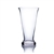 Clear Taper Down Cylinder with Base. Open: 5.25". Height: 9.5". Base: 4".