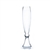 Clear Bud Trumpet Vase. Open: 4". Height: 23". Base: 5".
