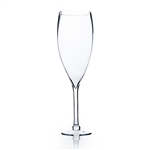 Clear Wine Vase. Open: 5". Height: 20". Base: 5.5".