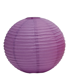 12" Paper Lantern (Pack of 24) - Lavender