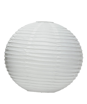 12" Paper Lantern (Pack of 24) - White