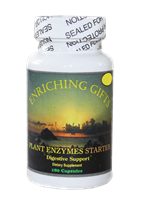 Plant Enzymes - 180 capsules - 150mg - Enriching Gifts
